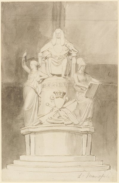 Design for the Monument of Lord Mansfield, Westminster Abbey by John Flaxman
